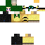Minecraft skin texture, 64x64 pixels