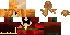 Minecraft skin texture, 64x32 legacy pixels