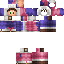 Minecraft skin texture, 64x64 pixels