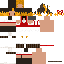 Minecraft skin texture, 64x64 pixels