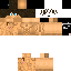 Minecraft skin texture, 64x64 pixels