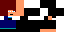 Minecraft skin texture, 64x32 legacy pixels
