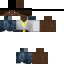 Minecraft skin texture, 64x64 pixels
