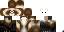 Minecraft skin texture, 64x32 legacy pixels