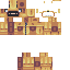 Minecraft skin texture, 64x64 pixels