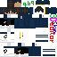 Minecraft skin texture, 64x64 pixels