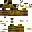 Minecraft skin texture, 64x64 pixels