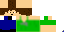 Minecraft skin texture, 64x32 legacy pixels