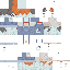 Minecraft skin texture, 64x64 pixels