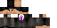 Minecraft skin texture, 64x32 legacy pixels