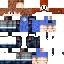 Minecraft skin texture, 64x64 pixels