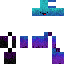 Minecraft skin texture, 64x64 pixels