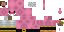 Minecraft skin texture, 64x32 legacy pixels
