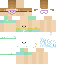 Minecraft skin texture, 64x64 pixels