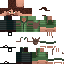 Minecraft skin texture, 64x64 pixels