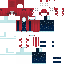 Minecraft skin texture, 64x64 pixels