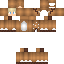 Minecraft skin texture, 64x64 pixels