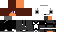 Minecraft skin texture, 64x32 legacy pixels