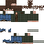 Minecraft skin texture, 64x64 pixels