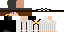 Minecraft skin texture, 64x32 legacy pixels