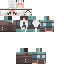 Minecraft skin texture, 64x64 pixels