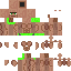 Minecraft skin texture, 64x64 pixels