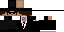 Minecraft skin texture, 64x32 legacy pixels