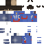 Minecraft skin texture, 64x64 pixels