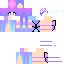 Minecraft skin texture, 64x64 pixels