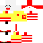 Minecraft skin texture, 64x64 pixels