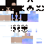 Minecraft skin texture, 64x64 pixels