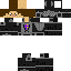 Minecraft skin texture, 64x64 pixels