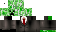 Minecraft skin texture, 64x32 legacy pixels