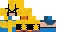 Minecraft skin texture, 64x32 legacy pixels