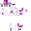 Minecraft skin texture, 64x64 pixels