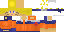 Minecraft skin texture, 64x32 legacy pixels