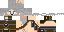 Minecraft skin texture, 64x32 legacy pixels
