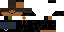 Minecraft skin texture, 64x32 legacy pixels