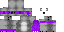Minecraft skin texture, 64x32 legacy pixels