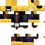 Minecraft skin texture, 64x64 pixels