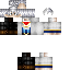 Minecraft skin texture, 64x64 pixels