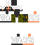 Minecraft skin texture, 64x64 pixels
