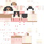 Minecraft skin texture, 64x64 pixels