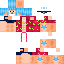 Minecraft skin texture, 64x64 pixels