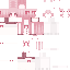 Red Minecraft skin texture, 64x64 pixels