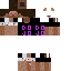 Minecraft skin texture, 64x64 pixels