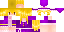 Minecraft skin texture, 64x32 legacy pixels