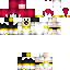Minecraft skin texture, 64x64 pixels