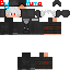 Minecraft skin texture, 64x64 pixels