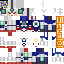 Minecraft skin texture, 64x64 pixels